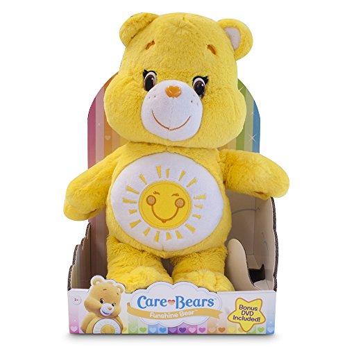 Osos Amorosos - Peluche con DVD, Color Amarillo, 40 cm (Giochi Preziosi 43180)