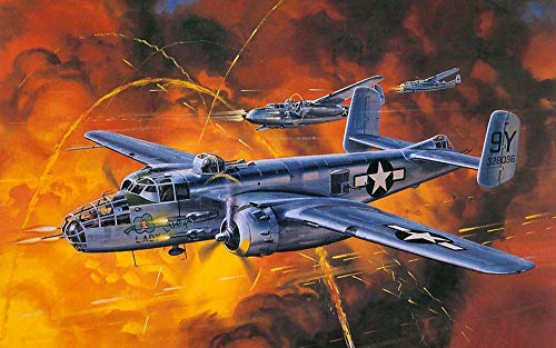 PANDABOOM Rompecabezas De 1000 Piezas Segunda Guerra Mundial, Aviones Militares, Aviones, Mitchell, B-25 Puzzles para Adultos, Regalo para El Día De La Madre