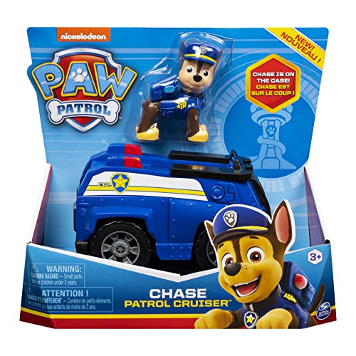 PAW PATROL Selección de Básicos Vehículos con Figuras | Patrulla Canina, Figura:Chase