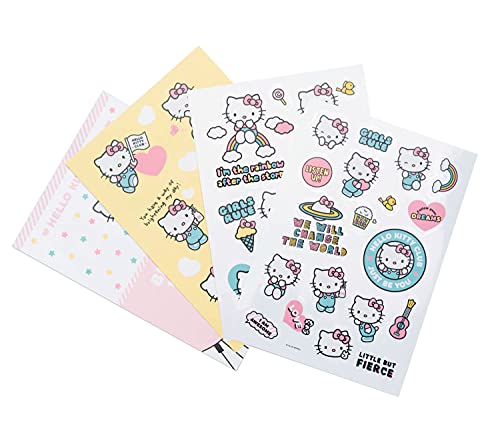 Pegatinas Hello Kittiy impermeables y reutilizables. Paquete de pegatinas: 44 stickers, optimas pegatinas para móvil, ordenador, tablet, etiqueta para botellas