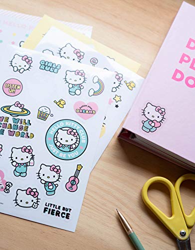 Pegatinas Hello Kittiy impermeables y reutilizables. Paquete de pegatinas: 44 stickers, optimas pegatinas para móvil, ordenador, tablet, etiqueta para botellas