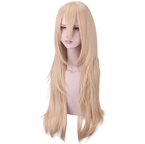 Peluca De Anime Cosplay para Angels of Death Ray Rachel Gardner ​Cosplay Peluca con Gorra De Peluca Gratis, Adecuado para Halloween, Fiestas, Carnavales, Vida Nocturna, Conciertos