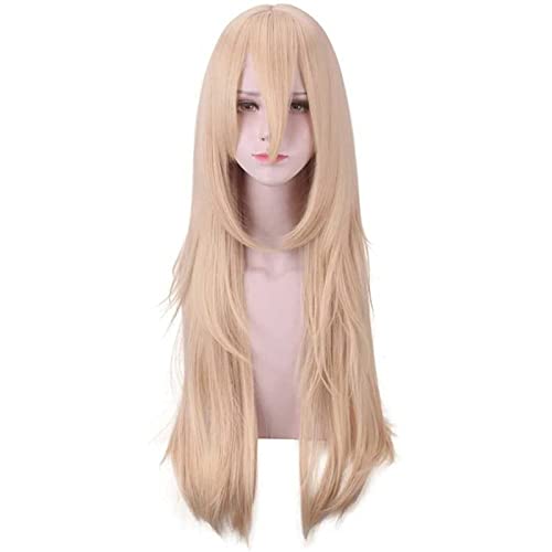 Peluca De Anime Cosplay para Angels of Death Ray Rachel Gardner ​Cosplay Peluca con Gorra De Peluca Gratis, Adecuado para Halloween, Fiestas, Carnavales, Vida Nocturna, Conciertos