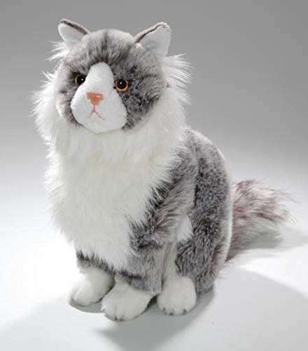 Peluche - Gato Sentado Maine Coon (Felpa, 35cm) [Juguete] 3475