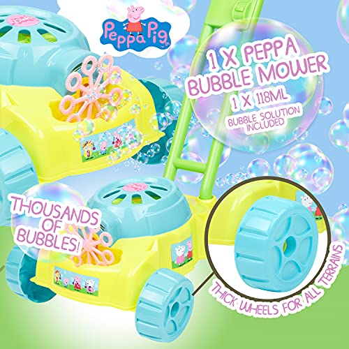 Peppa Pig Maquina De Burbujas para Niños, Maquina De Burbujas Automática, Bubble Machine