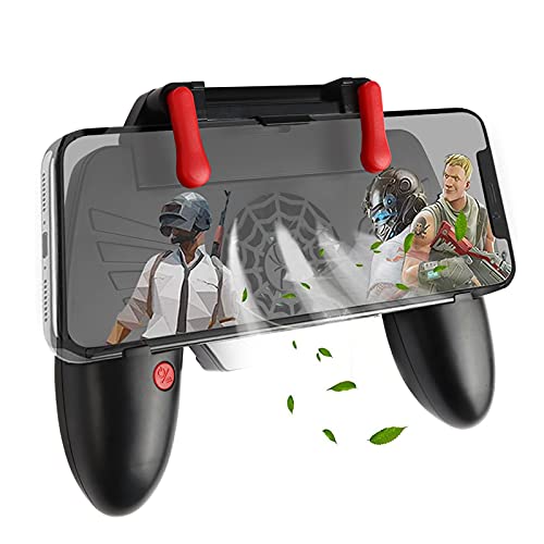 picK-me Controlador de Juegos Móvil PUBG, Disparadores de Gamepad con Ventilador de Enfriamiento y Batería Incorporada, PUBG Mobile Game Controller para Teléfono Inteligente de 4.7-6.5 Pulgadas