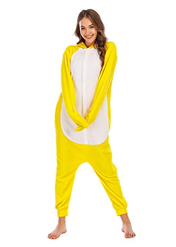 Pijamas Animales Mujer Disfraces de Cosplay para Adultos Pijama Pato Enteros, M