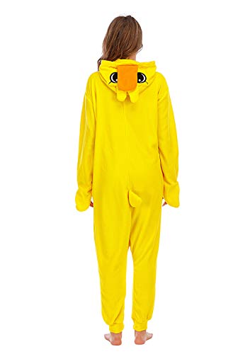 Pijamas Animales Mujer Disfraces de Cosplay para Adultos Pijama Pato Enteros, M