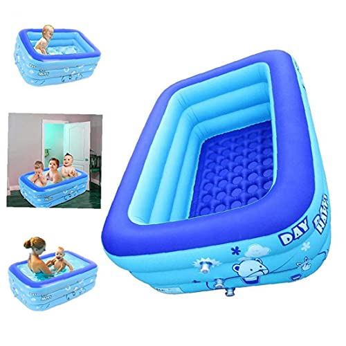 Piscinas De La Familia Rectangular Inflable De La Piscina Inflable Piscina Para Niños Del Bebé De Natación Para Niños Piscina Inflable Para Kiddie, Niños Easy Set Piscina Del Patio Trasero Para