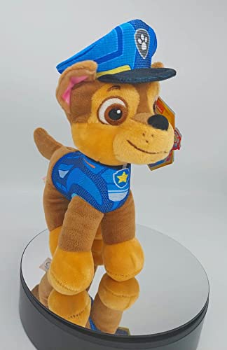 Play by Play La Patrulla Canina The Movie, 7 diseños diferentes, 19 cm, figuras de peluche Chase, Marshall, Liberty, Skye, Rubble, Rocky, Zuma, licencia original para niños, película 2021 (Chase)