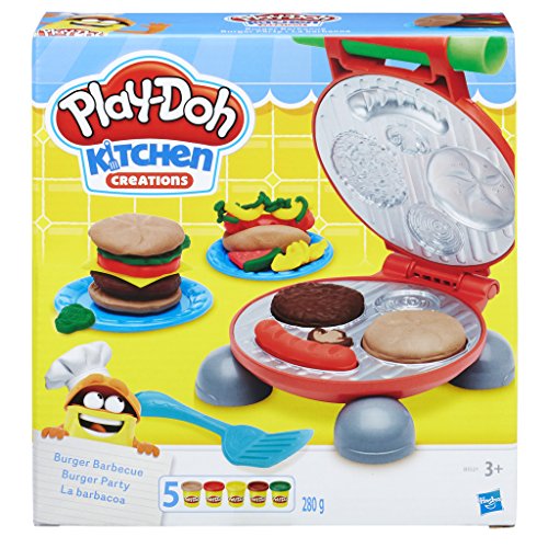 Play Doh -Cocina De Pizza, Multicolor, Talla Única Hasbro E4576Eu4 , Color/Modelo Surtido + La Barbacoa (Hasbro B5521Eu7) , Color/Modelo Surtido