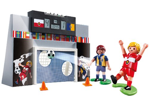 Playmobil Fútbol - Juego de puntería con Marcador electrónico, Juguete Educativo, Multicolor, 30 x 7,5 x 20 cm, (4726)