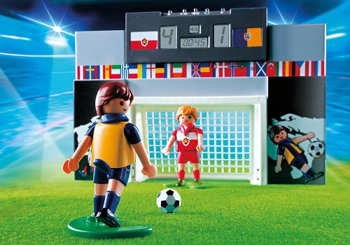 Playmobil Fútbol - Juego de puntería con Marcador electrónico, Juguete Educativo, Multicolor, 30 x 7,5 x 20 cm, (4726)