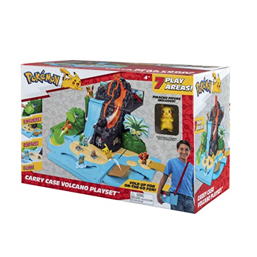 Pokemon Funda de Transporte Volcano Playset, Color Rosso (abgee 674 PKW2366-Abg)