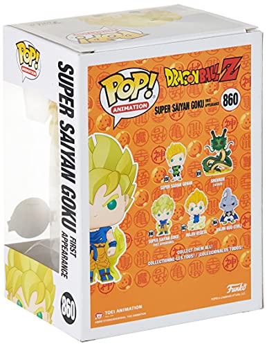 POP Funko 860 Dragon Ball Z - Super Saiyan Goku First Apperance Glow in The Dark Vinyl Figure Exclusive Special Edition 50337