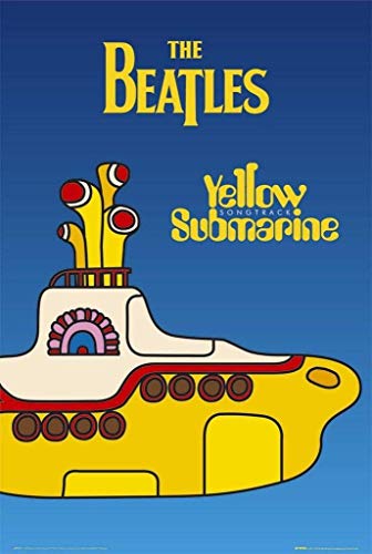 Póster Beatles - yellow submarine, (61 x 91,5 cm), Las mejores fotografías con colores brillantes. Calidad garantizada., 61 x 91,5 cm