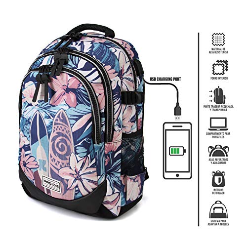 Pro-Dg KM-37991 2018 Mochila infantil, 40 cm, Multicolor