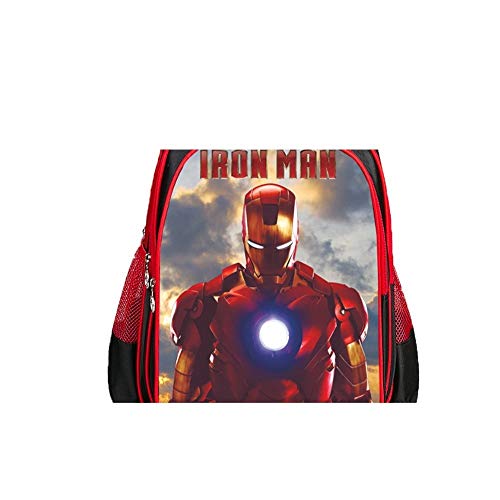 Q Children's school bag Bolso Iron Man, Mochila Infantil de Dibujos Animados, niño y niña, Mayores de 6 años