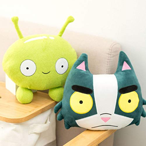 QIRU Mooncake Final Space Plush,Final Space Mooncake Doll Plush Pillow Figure Toy,Cute Soft Stuffed Gift, Alien Moon Cake Plush Doll Extraterrestrial Mooncakes(25cm)