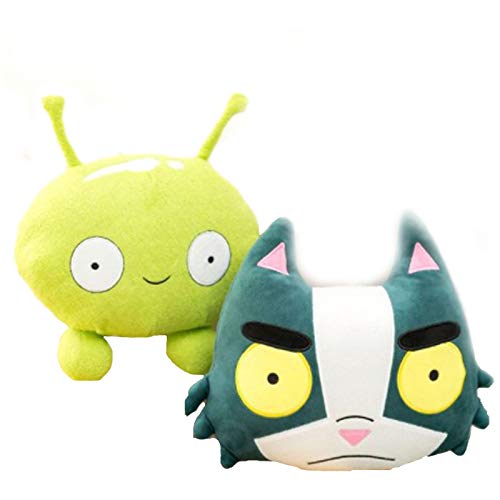 QIRU Mooncake Final Space Plush,Final Space Mooncake Doll Plush Pillow Figure Toy,Cute Soft Stuffed Gift, Alien Moon Cake Plush Doll Extraterrestrial Mooncakes(25cm)