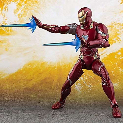 Qivor The Avengers Infinity War Ironman Action Figuras MK50 Iron Man Modelo Juguetes 16 cm (Color : No Box)