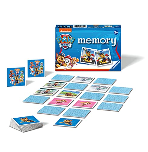 Ravensburger- Memory - Juego Educativo de la Patrulla Canina a Partir de 3 años 20740