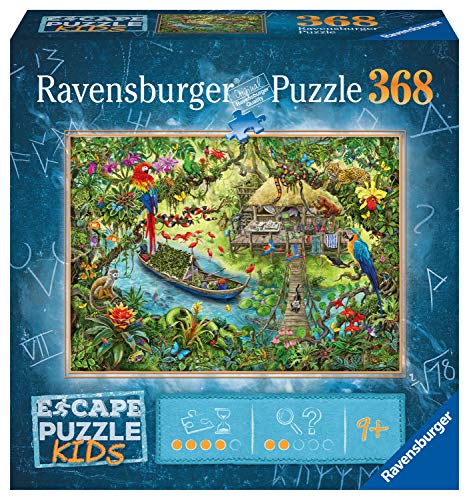 Ravensburger Puzzle, Expedición a la Jungla, Puzzle Escape Kids, Puzzle para Niños, Edad Recomendada 9+, Rompecabeza de Calidad