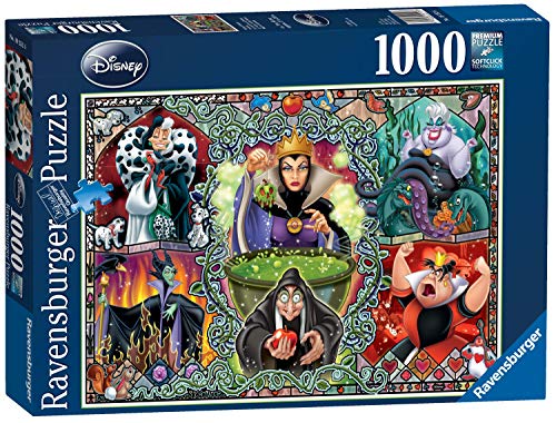 Ravensburger Puzzle, Puzzles 1000 Piezas, Las Villanas Disney, Puzzle Disney, Villanos Puzzle, Puzzles para Adultos, Puzzle Ravensburger