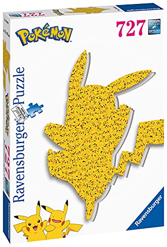 Ravensburger Puzzle,Pikachu Shaped, Puzzle Shaped, 727 Piezas, Puzzle Adultos, Edad Recomendada 12+, Rompecabeza Adultos de Calidad