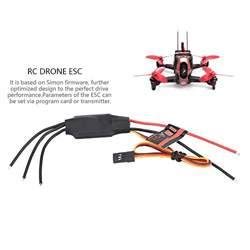 RC Drone ESC, EMAX Simon Series BLHeli 12A 20A 30A ESC 2-3S Batería para 130-210mm Racing Drone RC Parte(12A)