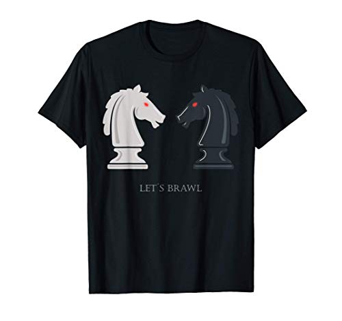 Regalo De Ajedrez Con Pieza De Ajedrez De Caballos Hombres Camiseta