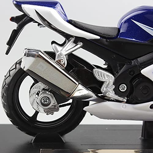 Regalo de juguete modelo Relación de motocicletas Juguete Compatible with S-Uzuki Gsx-r 1000 1:18 Escala infantil Diecast Motocicleta Modelo Racing Moto Sport Cars Ruedas gratis Ruedas Juguetes Colecc