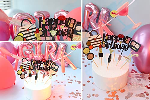 Regendeko Pintalabios para decoración de tartas y cupcakes con texto en inglés "Happy Birthday"