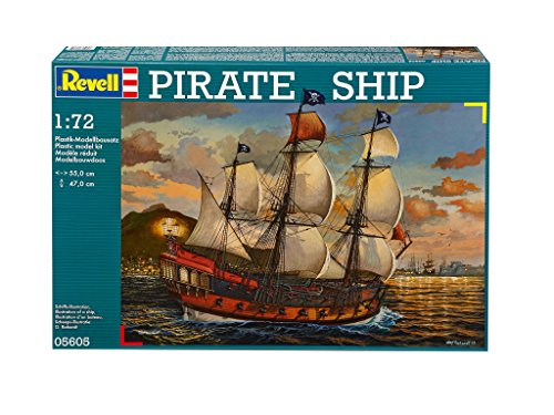 Revell 80-5605 Pirate Ship - Maqueta de plástico, kit modello, escala 1:72