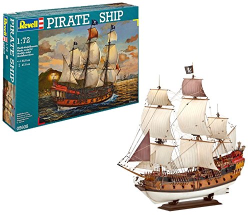 Revell 80-5605 Pirate Ship - Maqueta de plástico, kit modello, escala 1:72