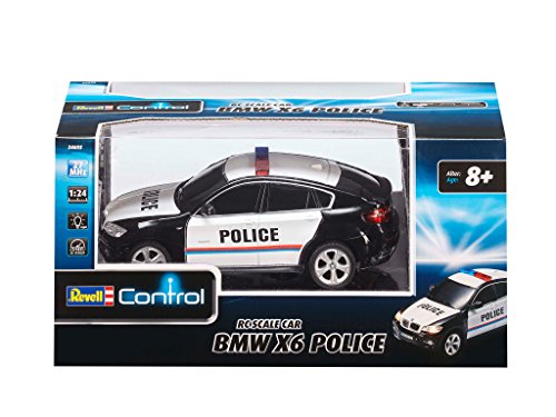 Revell- BMW X6 Police Juguetes a Control Remoto, Multicolor (24655)