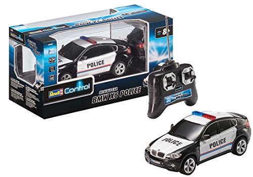 Revell- BMW X6 Police Juguetes a Control Remoto, Multicolor (24655)