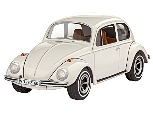 Revell Volkswagen Maqueta VW Beetle, Kit Modelo, Escala 1:32 (7681)(07681), Color Blanco, 13,0 cm de Largo