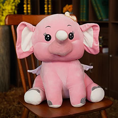 RJGLKS Elefante Juguetes de Peluche habitación de bebé muñecos de Peluche Decorativos para Dormir 30-50cm Lindo Animal niño niños Peluches Juguete Rosa Gris muñeca 50cm Rosa