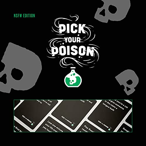 Rocco Giocattoli YAS! Games - Pick Your Poison NSFW Edition Card Game (DYE3002)