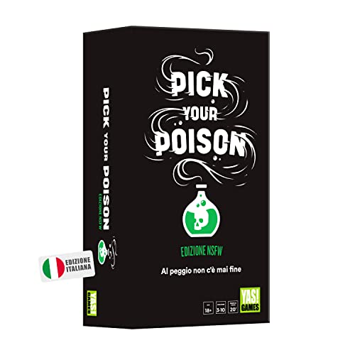 Rocco Giocattoli YAS! Games - Pick Your Poison NSFW Edition Card Game (DYE3002)