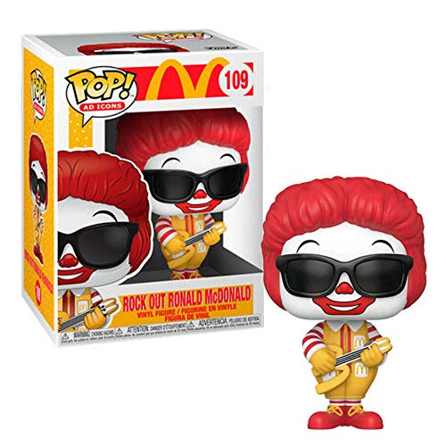 Rock Out Ronald McDonald #109 Pop Ad Icons McDonalds Vinyl Figure (Includes Ecotek Pop Box Protector Case)