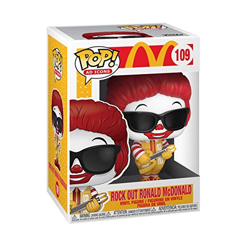 Rock Out Ronald McDonald #109 Pop Ad Icons McDonalds Vinyl Figure (Includes Ecotek Pop Box Protector Case)