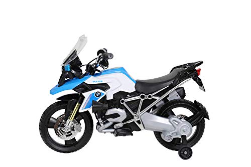 Rollplay- BMW R 1200 GS Police Motorcycle, 6V, Azul, Color (22921)