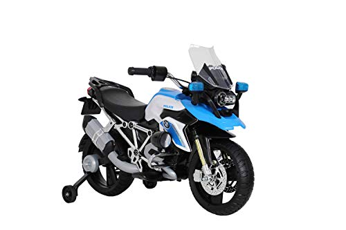 Rollplay- BMW R 1200 GS Police Motorcycle, 6V, Azul, Color (22921)