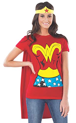 Rubies 880475 - Conjunto de camiseta oficial Wonder para mujer, talla grande