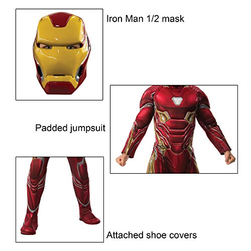 Rubies - Disfraz Oficial de Los Vengadores Endgame Iron Man, para Hombre Adulto