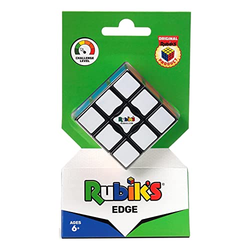 Rubik's 6062658 Edge 3x3x1 Cubo para Principiantes, Juguete de Rompecabezas de una Sola Capa