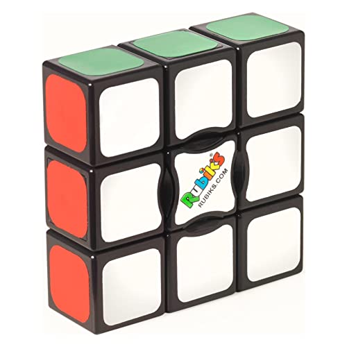 Rubik's 6062658 Edge 3x3x1 Cubo para Principiantes, Juguete de Rompecabezas de una Sola Capa