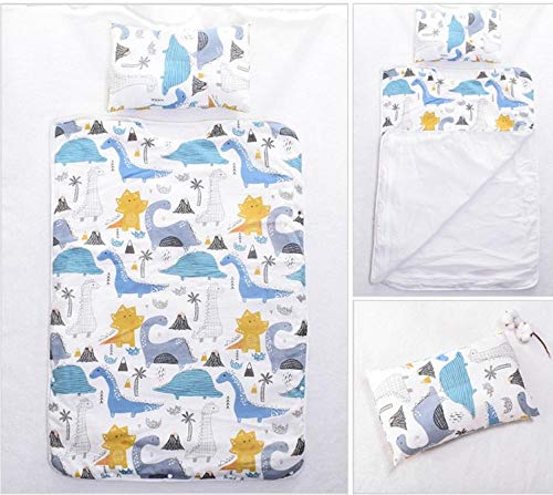 Saco de dormir para bebé agradable para la piel nido de bebé de algodón suave 1-4 años lindo niño niñas saco de dormir colcha de jardín de infantes para niños (100 * 70 cm)